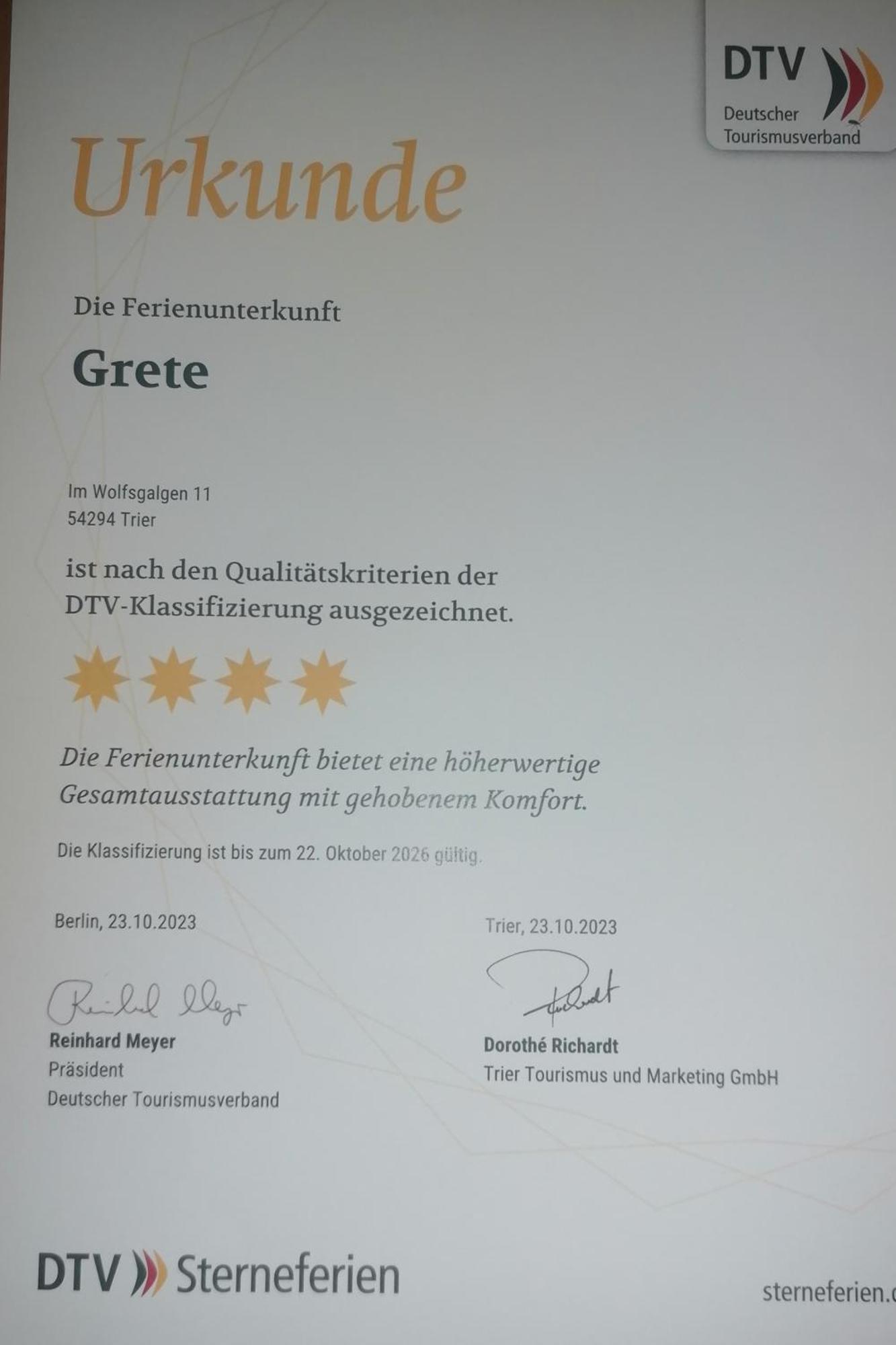 Ferienwohnung Grete Treviri Esterno foto